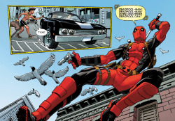 mouthymercwade:  Lookouuuut! Here comes Deadpool-Man!