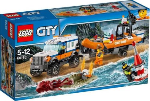 LEGO City Coast Guard Summer 2017 SetsCoast Guard Starter Set (60163)Sea Rescue Plane (60164)4x4 Res