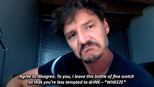 pajamasecrets:Pedro Pascal and the Sperm Struggle.