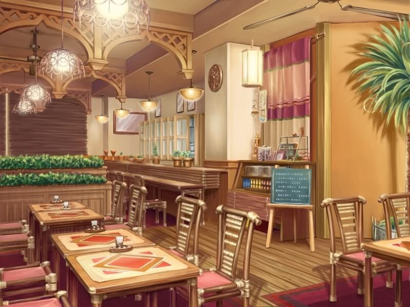 Lexica - Empty restaurant in anime style-demhanvico.com.vn