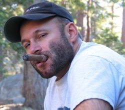 truckers-cruiser:  Trucker enjoying a cigar