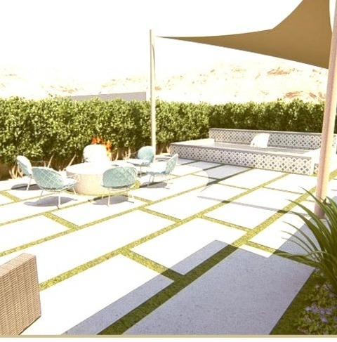 Contemporary Landscape In Los Angeles