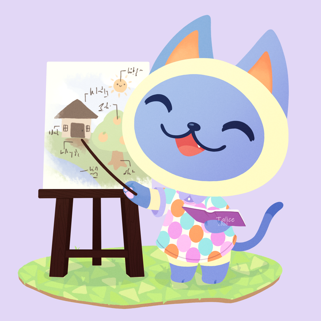 TaliceDraws — Happy bday to Mitzi from Animal crossing!...