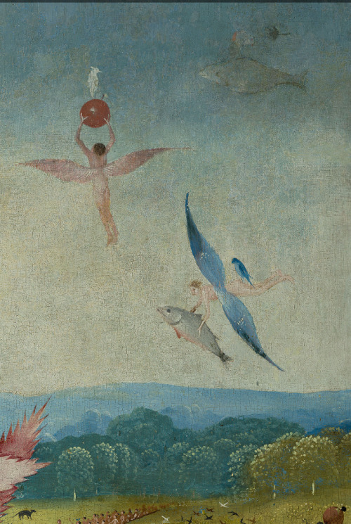 synthetic-flying-machine:garden of earthly delights (detail), Bosch