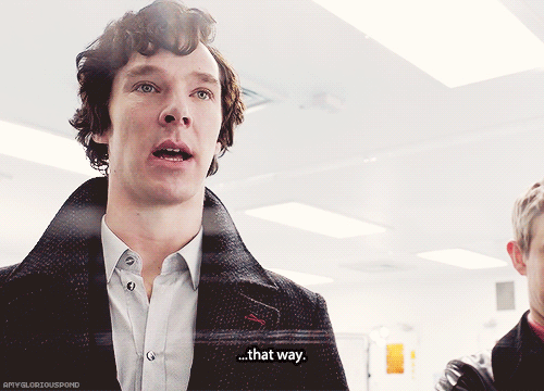 ∞ Scenes of SherlockStapleton: I’m not free to say. Official secrets.Sherlock: Oh, you most certainl