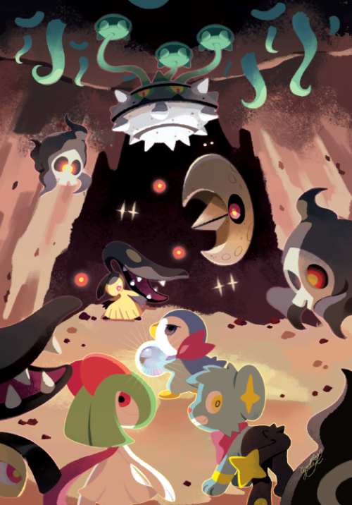 it’s an ambush! my monster room/outlaw piece @pkmguildzine!you can grab the full zine with more Myst