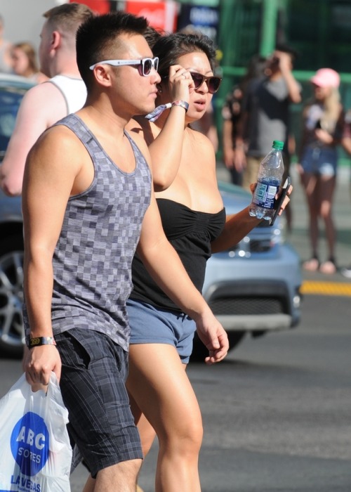 The nipple is starting to come out.