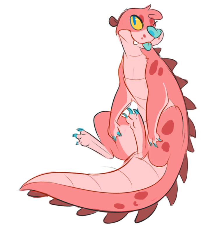 hootadoodle:  i was bored one day and doodled a fun little hybrid species for fun,