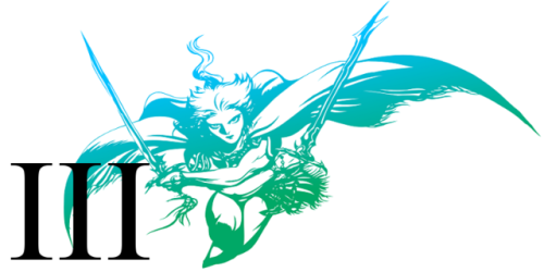 themateriodictable:Final Fantasy Logos - Yoshitaka Amano
