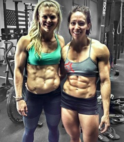 onlyfitgirls:Brooke Ence & Miranda Oldroyd