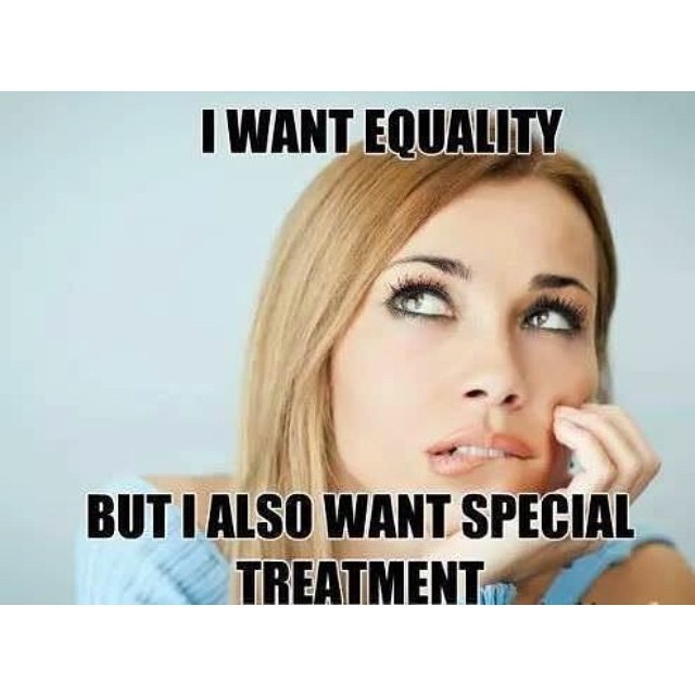liberallogic101: The Liberal Paradox   Can everybody just be treated equally special?