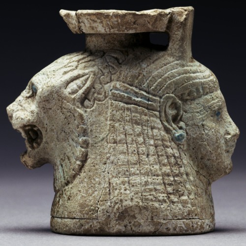 thegetty: The detailed carvings of a woman’s face and a snarling lion form the body of this ar