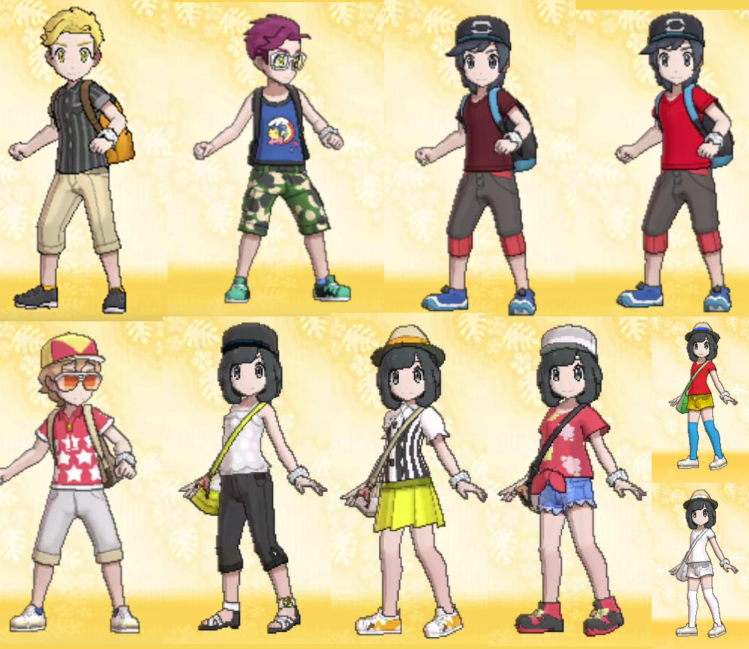 Pokémon Sun & Moon - Trainer Customisation