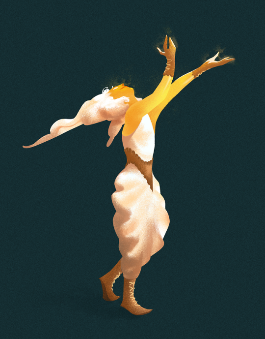 A Lemon Meringue Fool for the character design challenge :)