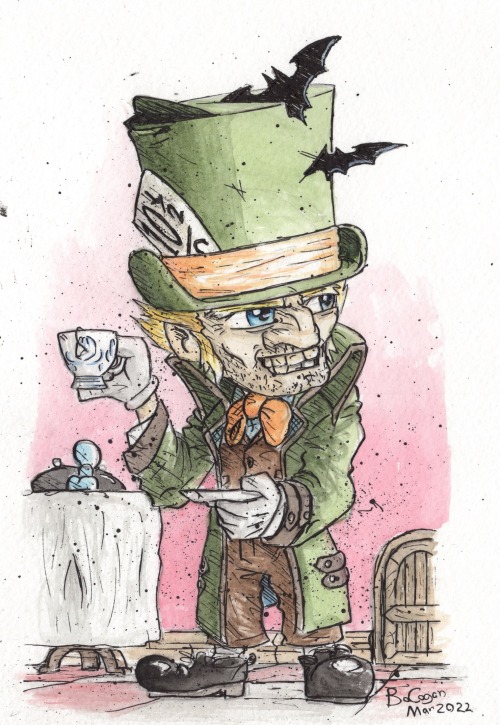 Care for some special tea … Batman.A little mash-up image of Jervis Tetch ‘the Mad Hatt