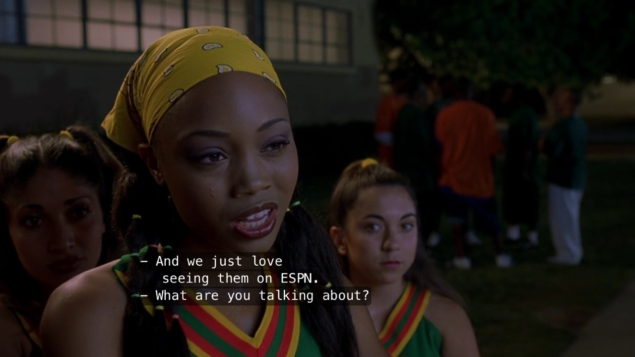 laughordie:  Bring it on was a masterpiece don’t try to tell me otherwise  Gabrielle