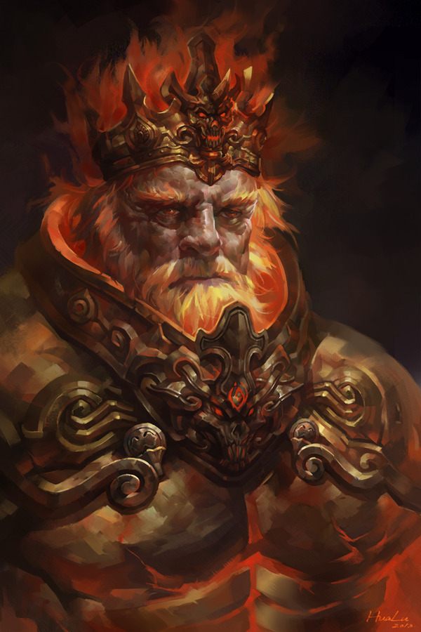 scifi-fantasy-horror:  Emperor of Fire by Hualu 