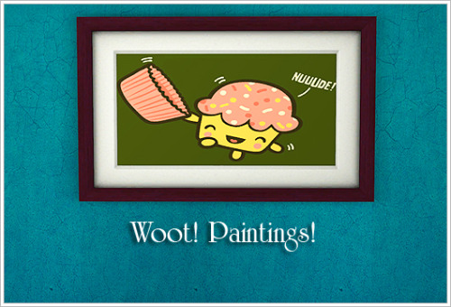 juri-anne-sims: Woot! Paintings! 200 Random Paintings on the ‘Suspense’ Mesh Mesh by Max