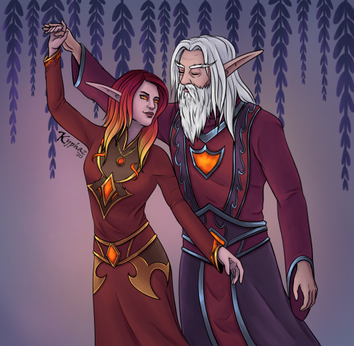 Dal’shano and Koilee Kal’thoris, father- daughter dance.Commission for a twitter client ^-^