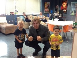 allonsyambrose:  WWE Stars with kids.  GUYS