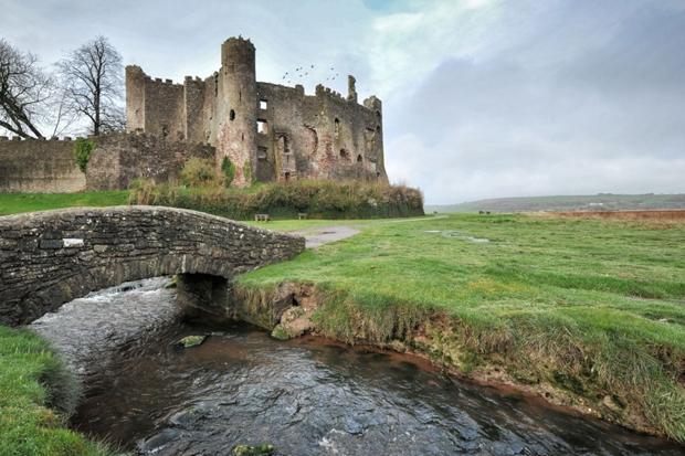 pagewoman:    Laugharne, Carmarthenshire, Wales   by Christopher Somerville 