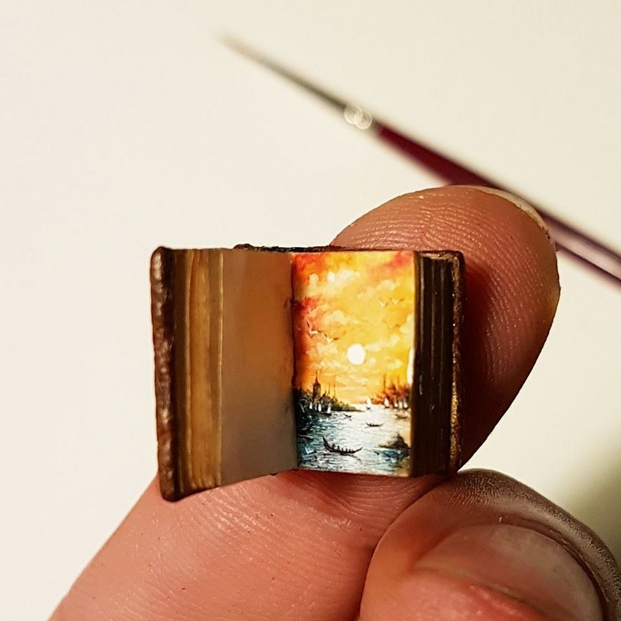 archatlas: Unbelievably Tiny Paintings by Hasan Kale Hasan Kale, an incredibly talented