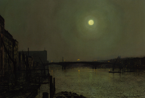 alcools: Southwark Bridge John Atkinson Grimshaw 1882