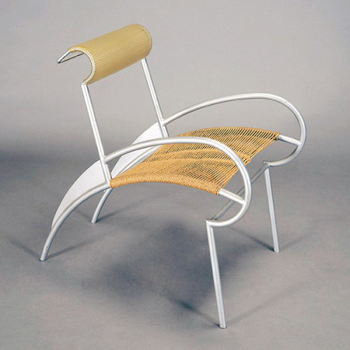 ‘Juliette’ chair by iosa-Ghini for Memphis-Milano in 1987.