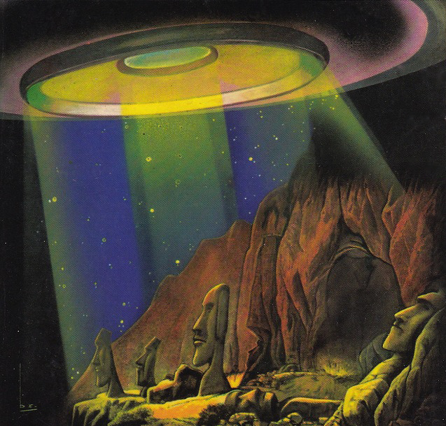vintagegeekculture:  70sscifiart:Happy Easter from 70s Sci-Fi Art  Remember to put