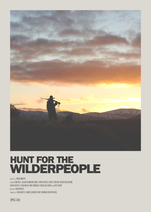  Hunt for the Wilderpeople Minimal Movie Poster 