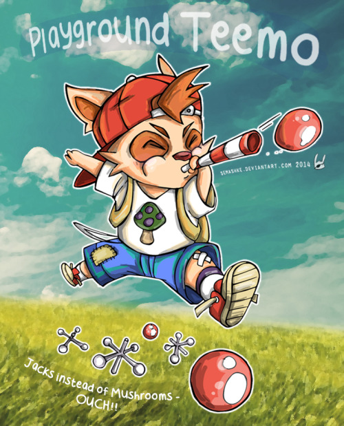 LoL - Skin Idea - Playground Teemo by Semashke