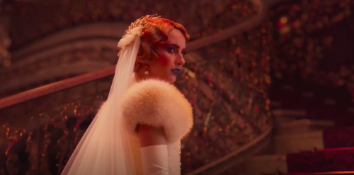 The wedding scene in Paradise Hills 2019 directed by Alice Waddington feat. Emma Roberts 