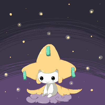 roi-chan:pixel practice with jirachi