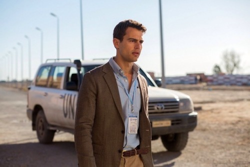 Stills of Theo James in ‘Backstabbing for Beginners’