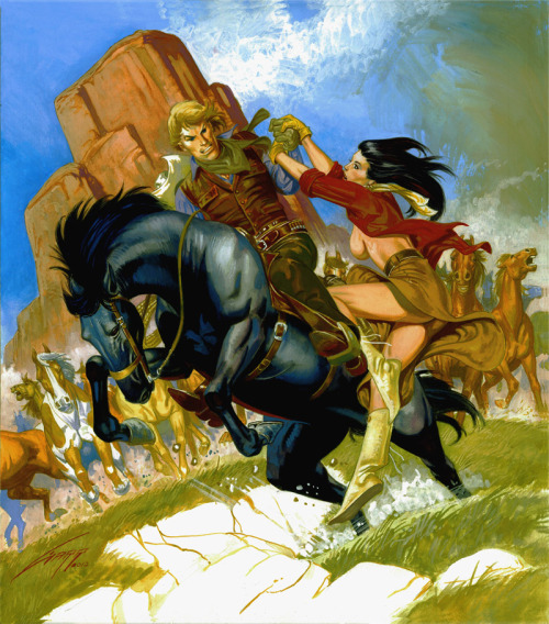 ianbrooks:  Pulp Art Covers by Rafael Gallur In a perfect world, there would be a lot more mystery and noble crime-fighting luchadores. Sadly, we havent reached that pinnacle just yet, but we can get close to it with the the pulp artwork of Rafael Gallur,