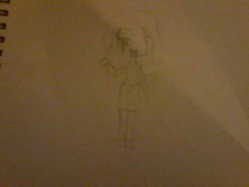I like this drawing of my oc anon but I think it could use some work  Btw her eyes look as empty as 