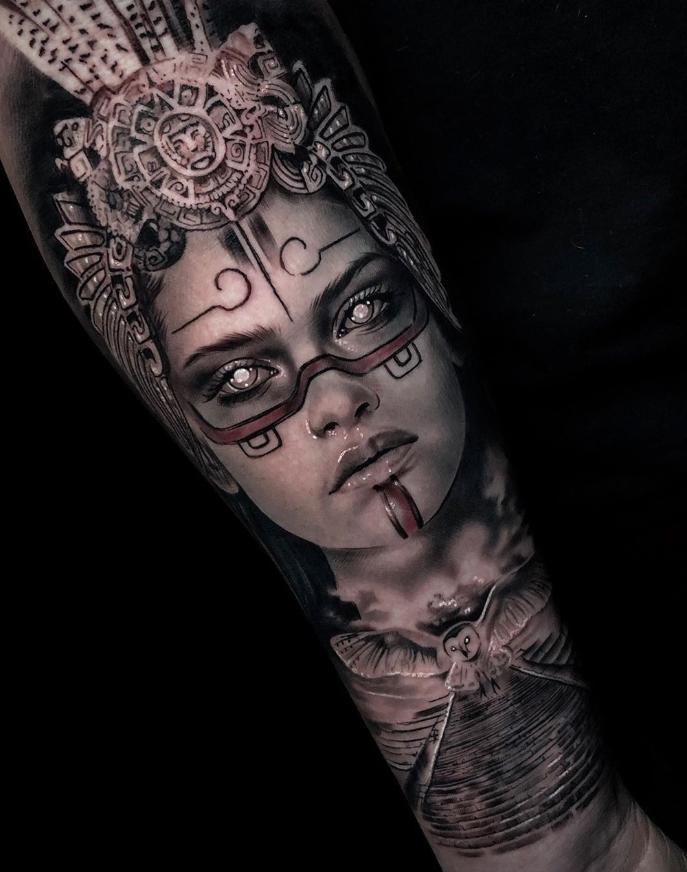 Tattoo Ideas — Aztec Warrior Girl ...