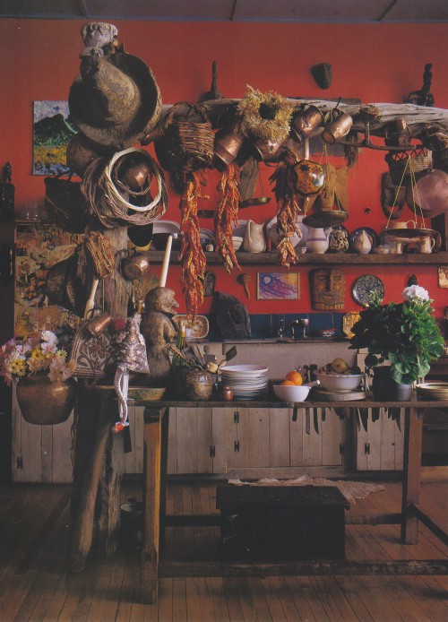 vintagehomecollection:Living with Folk Art: Ethnic Styles from Around the World, 1991