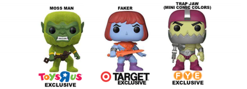 MASTERS OF THE UNIVERSE POP! Vinyl Figures by Funko (January 2018)