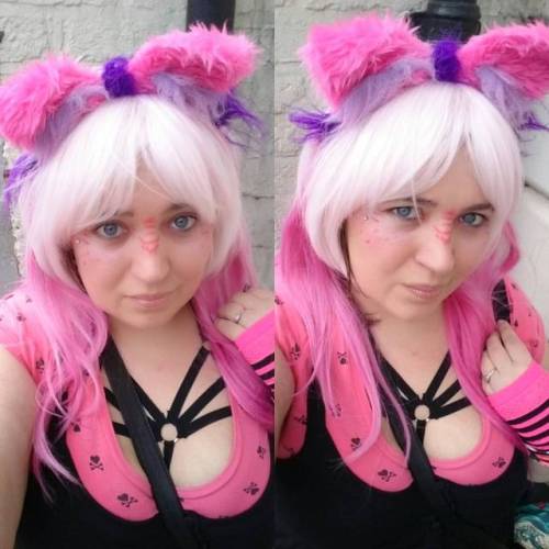 #pink #thepinkest #kawaii #neko #cute #cheshirecat #harness #altmodel #genderneutral #catgirl #anime