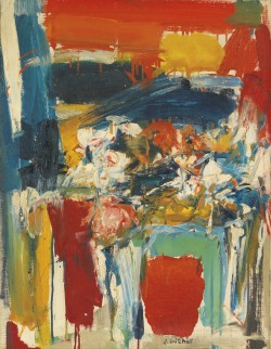 jimlovesart:  Joan Mitchell - untitled, 1955. 