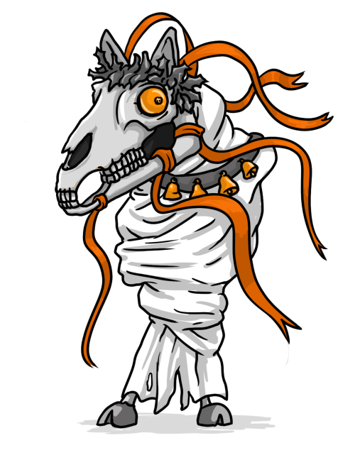 Carrying on the Welsh theme, it’s Mari Lwyd (which is a Christmas/New Year thing, but, I mean,