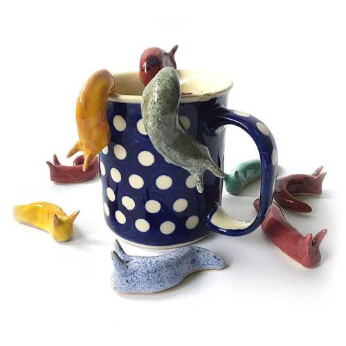 gardenspirits: Ceramic Slugs by LeroyFarndonTaylor