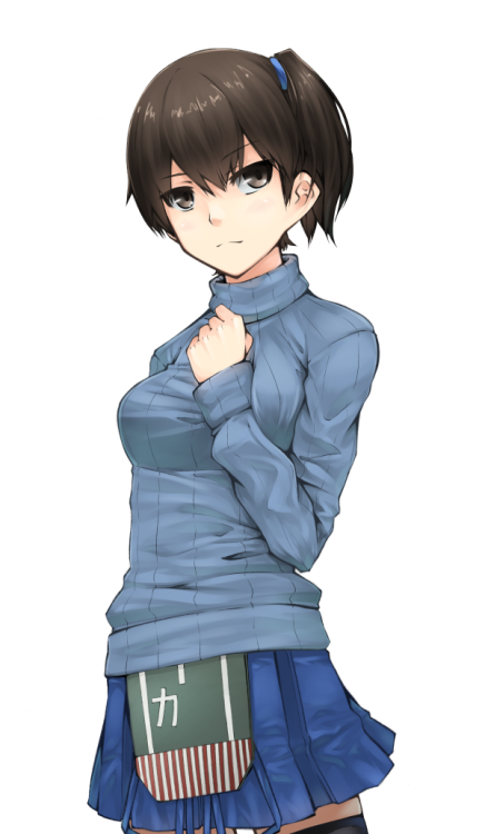 puruhime:  縦セタ加賀さん描きました on Twitpic 