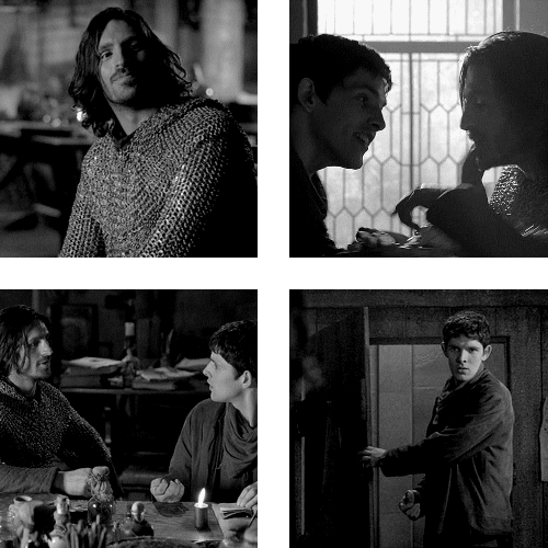 onceandfuture-carstairs:Merlin Meme:♔[5/5] Relationships↪Merlin and Gwaine