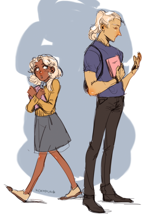 Hey!I just wanna make Lotura human AU q–q beacause they’re my OTP and they deserve to be