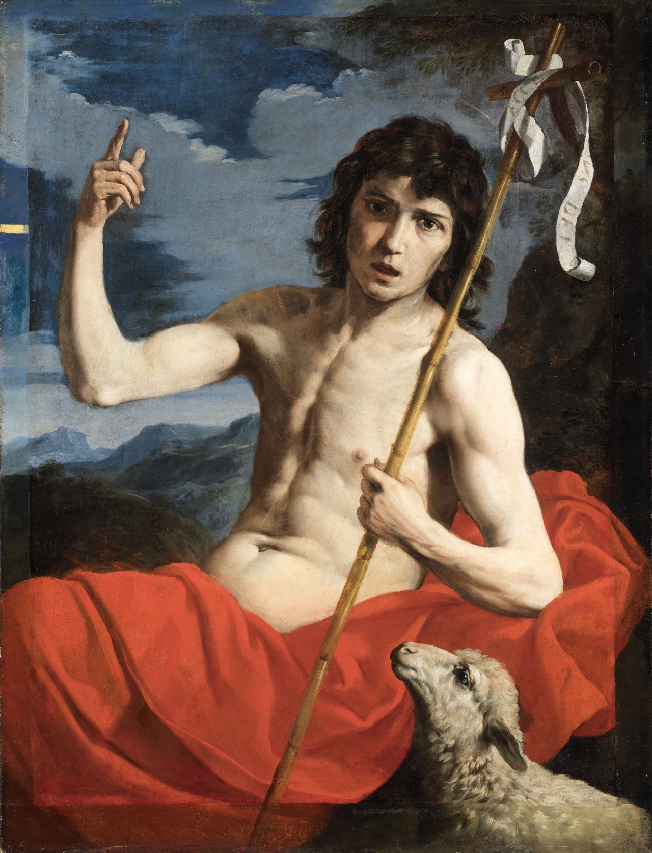 lionofchaeronea: St. John the Baptist in the Desert, attributed to Michele Desubleo