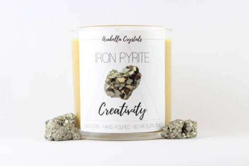 sosuperawesome:  Crystal Candles, by Arabella Crystals on Etsy  See our ‘candles’ tag 