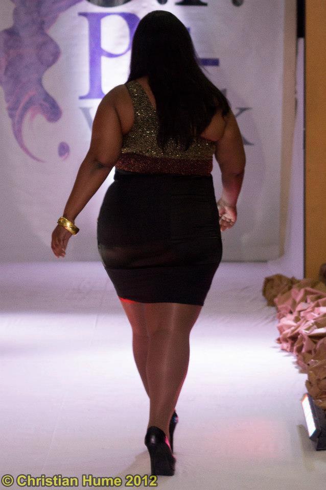 planetofthickbeautifulwomen:  Techla Nesbitt @The Caribbean Fashion Plus Week 2012(Trinidad