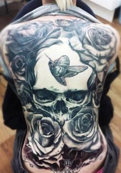 tattooedbodyart:  102 Beautiful Back Tattoos